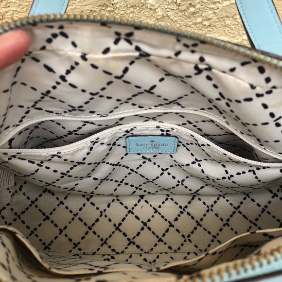 Authentic Kate Spade Small Felix GraceBlue Handbag - Picture 3 of 7